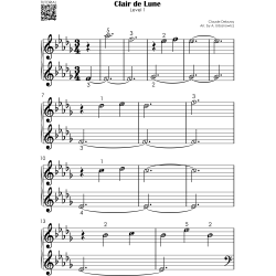 Clair de Lune I Debussy I 5 Versions I From Beginner to Advanced