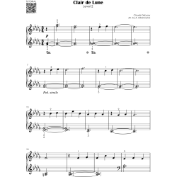 Clair de Lune I Debussy I 5 Versions I From Beginner to Advanced