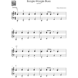 Boogie Woogie Blues for Kids – 3 Songs in 5 Graded Levels