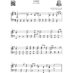 HANDEL - Beautiful Piano Songs for Late Beginners