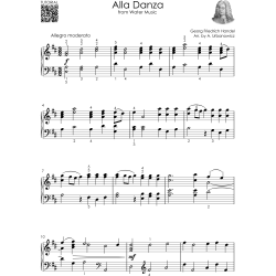 HANDEL - Beautiful Piano Songs for Late Beginners