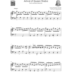 HANDEL - Beautiful Piano Songs for Late Beginners