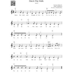 Christmas Piano Sheet Music – 3 Step Lesson for Beginners