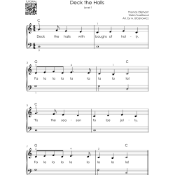 Christmas Piano Sheet Music – 3 Step Lesson for Beginners