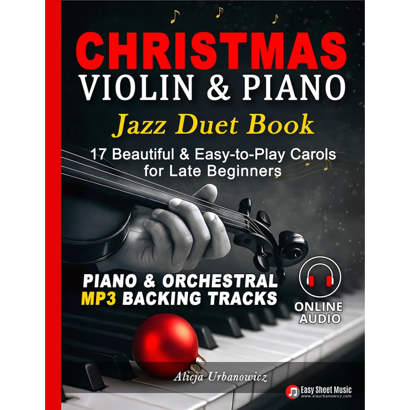 Christmas Violin & Piano Jazz Duet Book
