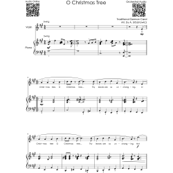 Christmas Violin & Piano Jazz Duet Book