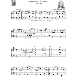 J.S. Bach – Easy Piano – Early Intermediate