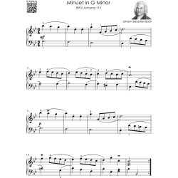 J.S. Bach – Easy Piano – Early Intermediate
