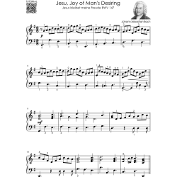 J.S. Bach – Easy Piano – Early Intermediate