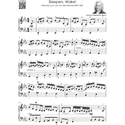 J.S. Bach – Easy Piano – Early Intermediate