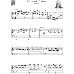 J.S. Bach – Easy Piano – Early Intermediate