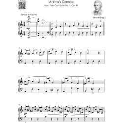 Grieg – Easy Piano – Early Intermediate: 12 Famous Pieces – Sheet Music for Kids, Teens & Adults