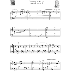 Grieg – Easy Piano – Early Intermediate: 12 Famous Pieces – Sheet Music for Kids, Teens & Adults