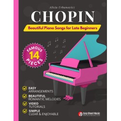 Chopin - Beautiful Piano Songs for Late Beginners
