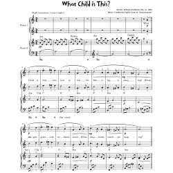 Christmas Piano Duets I Easy Jazz Arrangements 1 Piano 4 Hands for Beginners and Intermediate Pianists