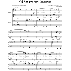 Christmas Piano Duets I Easy Jazz Arrangements 1 Piano 4 Hands for Beginners and Intermediate Pianists