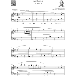Chopin Easy Piano Sheet Music: 14 Famous Romantic Pieces for Early Intermediate Players