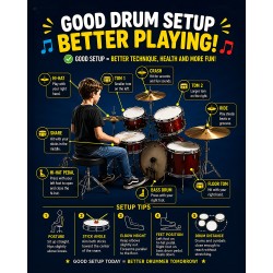 Drums for Kids - Basic Rhythms for the Youngest Children: Learning to Play without Notes