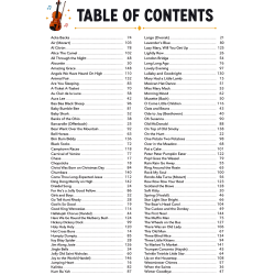 First 100 Songs to Play on Violin I Songbook for Beginners I Color-Coded Notes