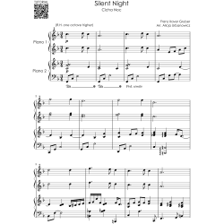 Polish Christmas Carols in Jazz Style - Piano Duet Sheet Music