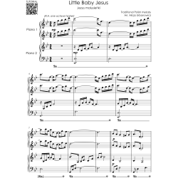 Polish Christmas Carols in Jazz Style - Piano Duet Sheet Music