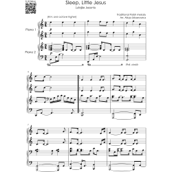 Polish Christmas Carols in Jazz Style - Piano Duet Sheet Music