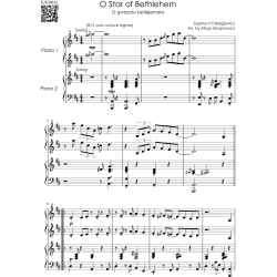 Polish Christmas Carols in Jazz Style - Piano Duet Sheet Music