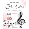 Fur Elise Beethoven Sheet Music for Piano Simplified Full Version and Original